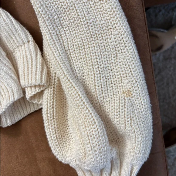 Cleobella Women's Loura Sweater Knit Stretch Cream Size S NWT - Picture 13 of 13